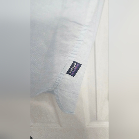 Patagonia Men's Casual Light Blue Worn Wear - Picture 7 of 11